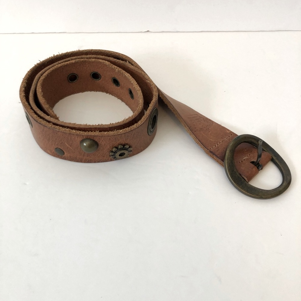 Juicy Couture steam punk leather belt small